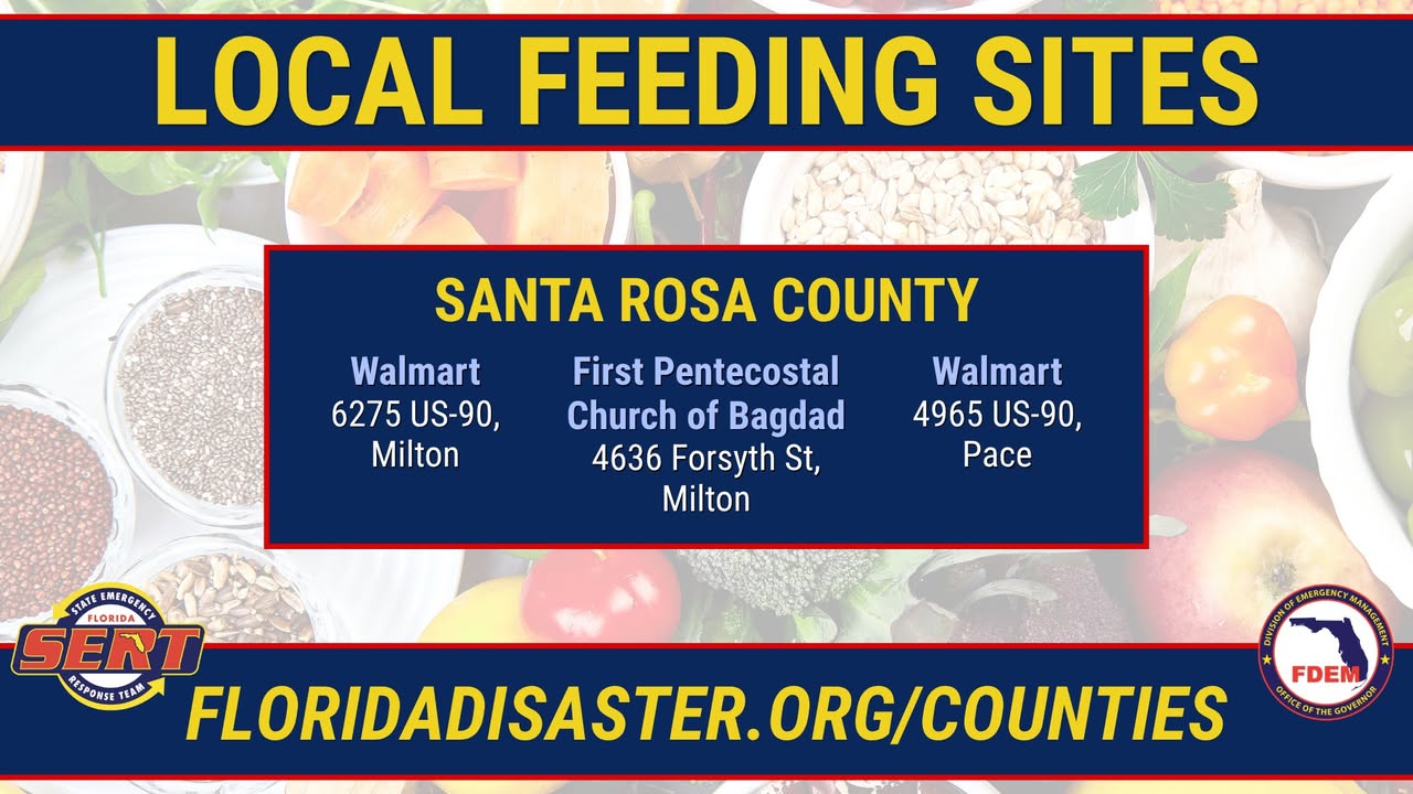 Walmart Santa Rosa Panhandle Storm Help
